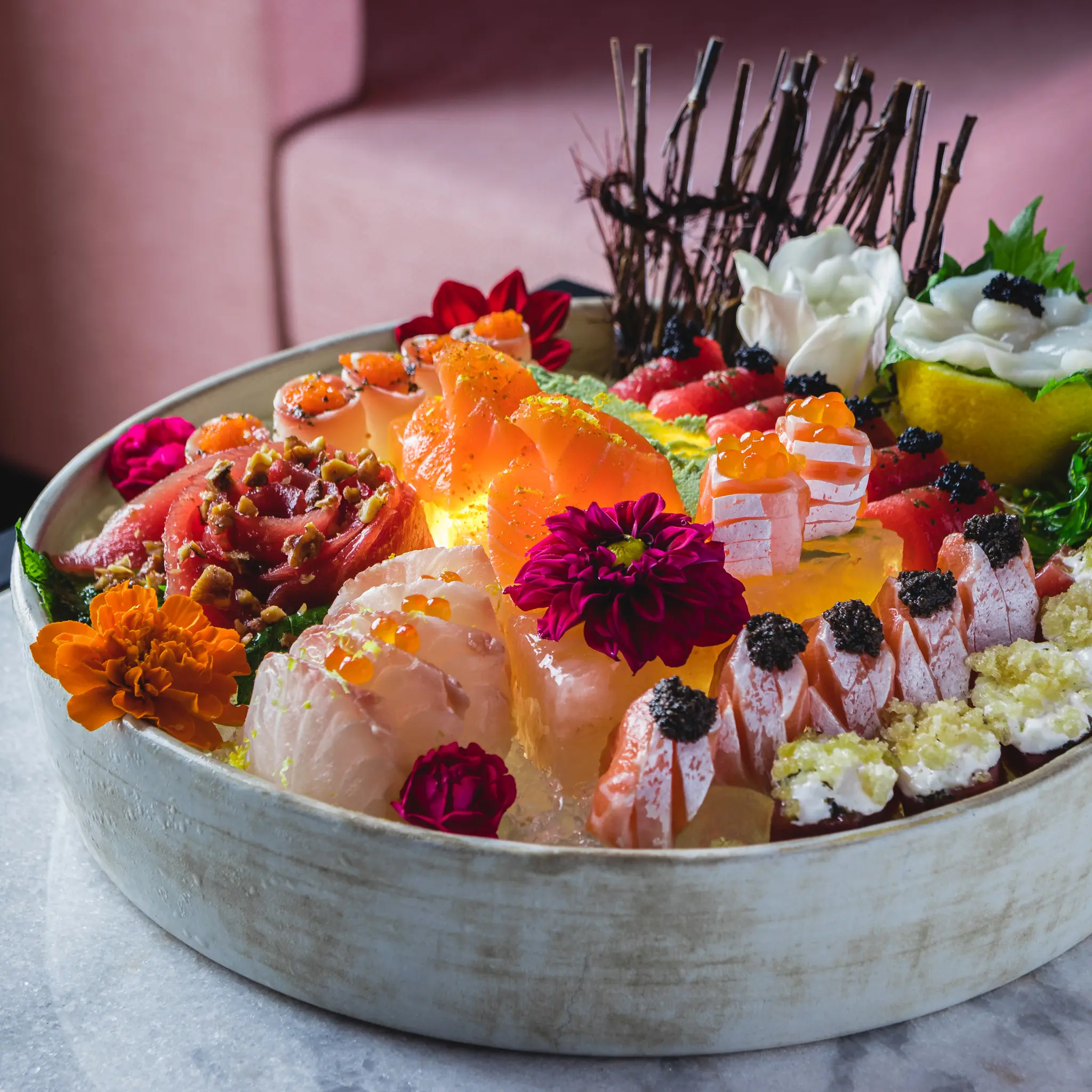 Composição estilo omakase
